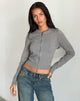 Image of Zella Cardigan in Grey