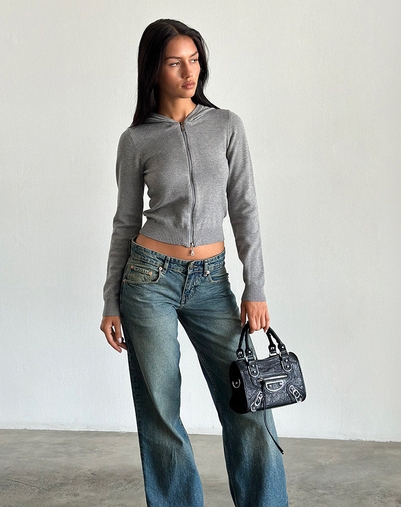 Grey Zip Up Cardigan | Zella – motelrocks-com-us