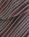 Chiffon Grey and Maroon Diagonal Stripe