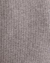 Ribbed Knit Grey