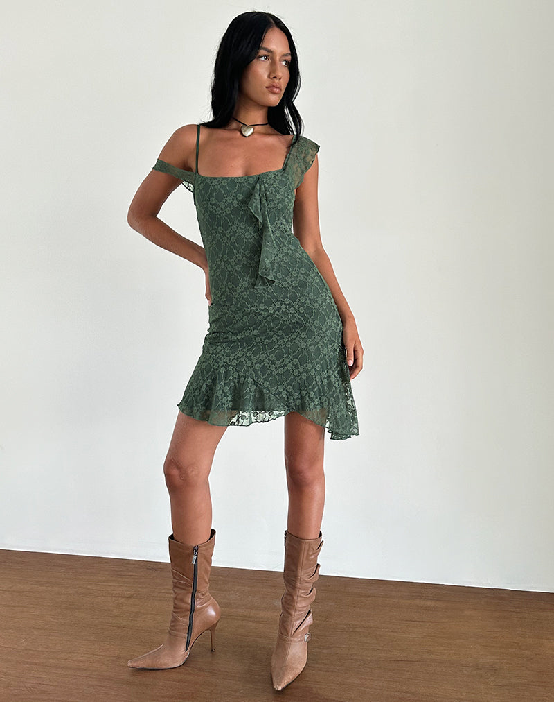 Sage Lace Dress