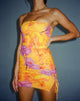 image of Maren Bodycon Dress in Blurred Orchid Peach