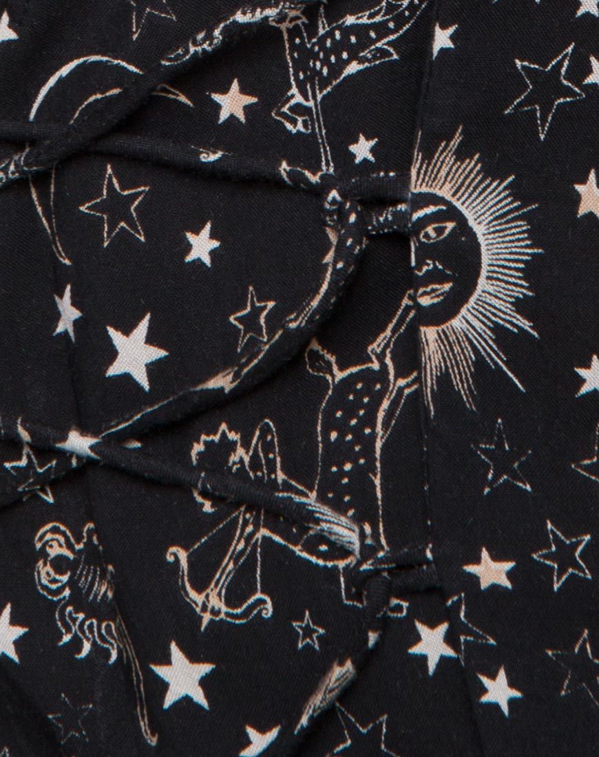 Image of Amony Skater Dress in Astro Black