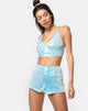 Image of Crystal Short in Fishcale Sequin Candy Unicorn