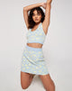 Image of Riani Mini Skirt in Baby Shroom Blue and Yellow