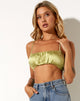 Image of Arona Bralet Top in Satin Nile Green