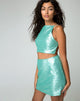 Image of Weaver Skirt in Peppermint Mini Sequin