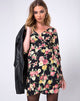 Image of Azetti Wrap Dress in Vintage Floral