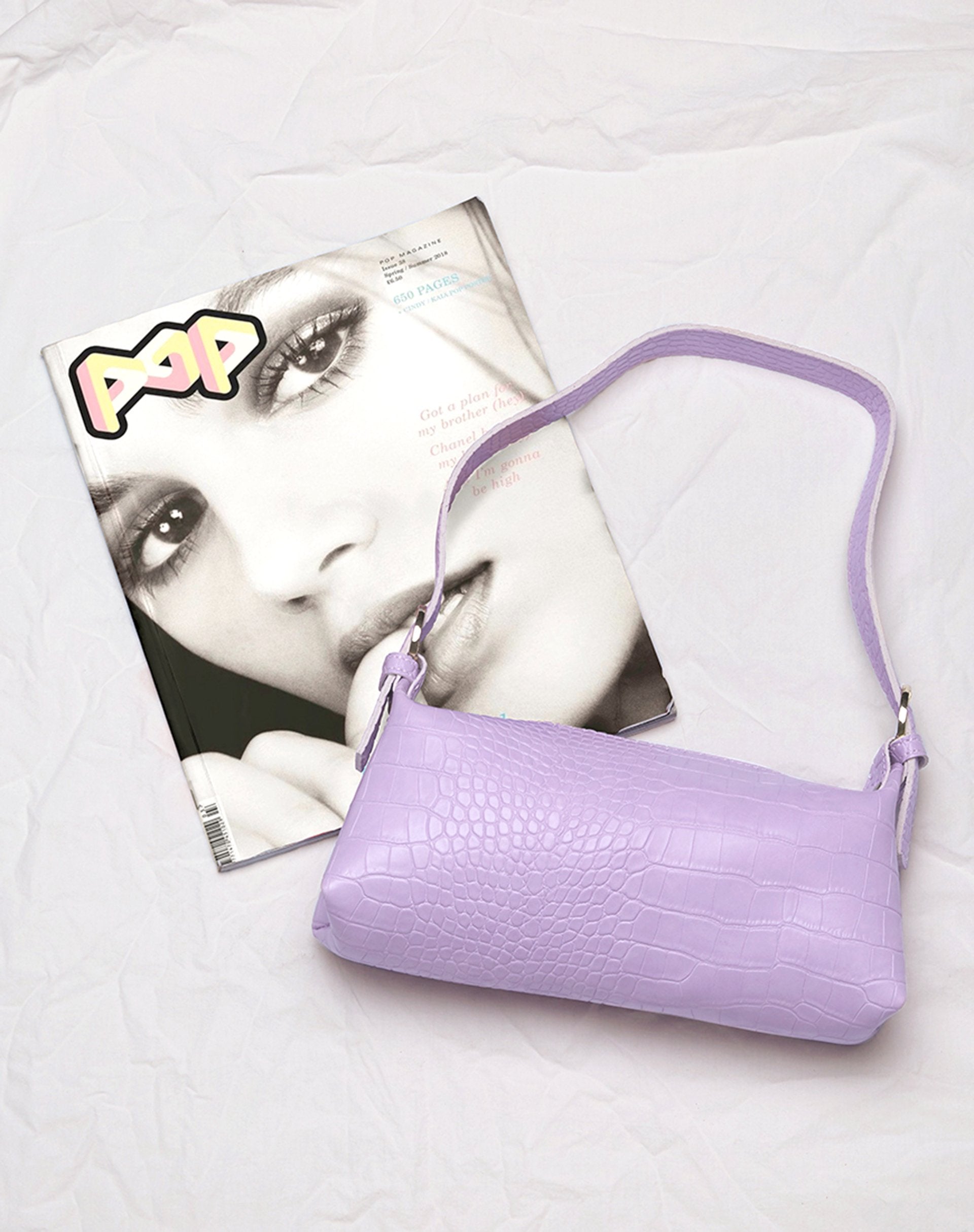 Image of Leila Shoulder Bag in Purple