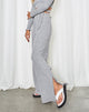 Image of Side Split Obeli Trouser in Rib Grey