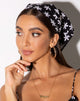 Image of Bandana in 90s Daisy Black and White