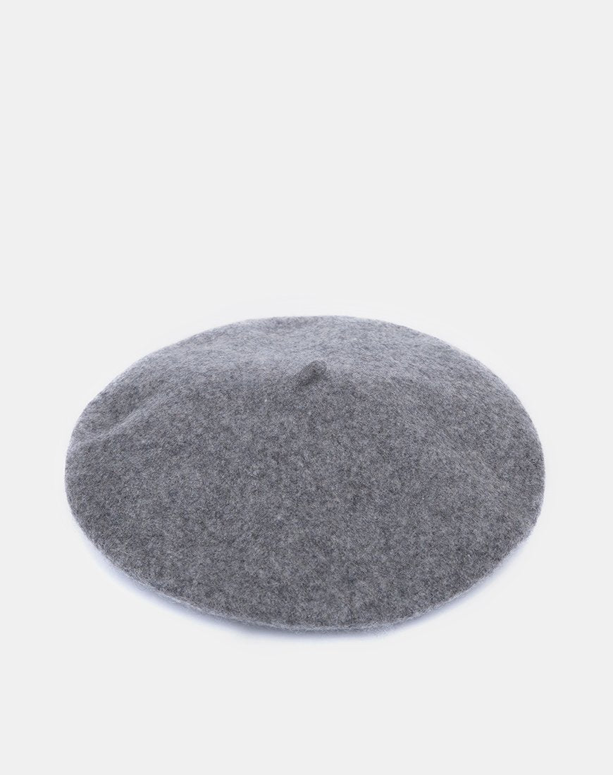 Image of Wool Beret in Grey