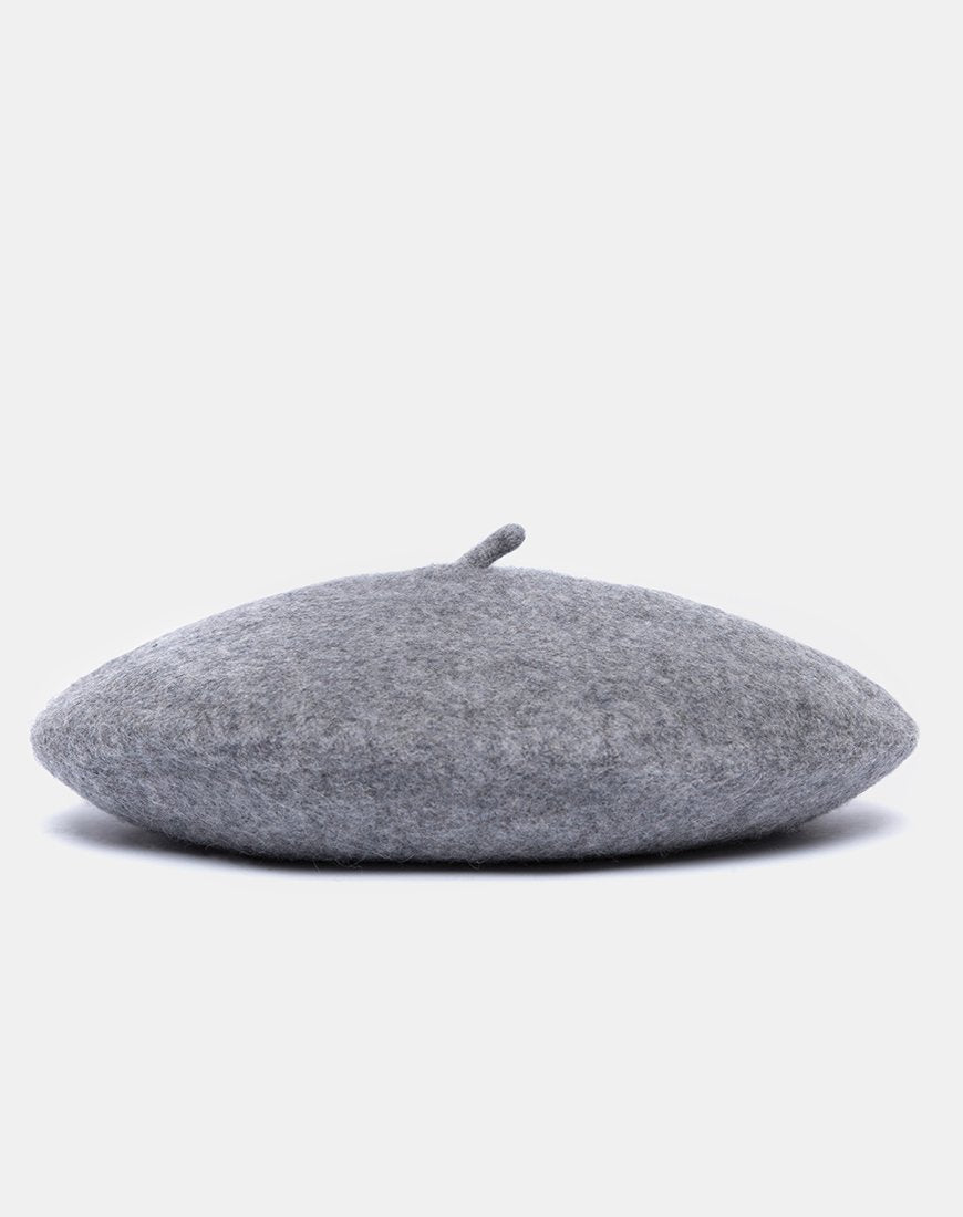 Image of Wool Beret in Grey