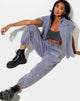 Image of Basta Jogger in Charcoal Wash Angel Energy Wings