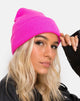 Image of Beanie Hat in Hot Pink