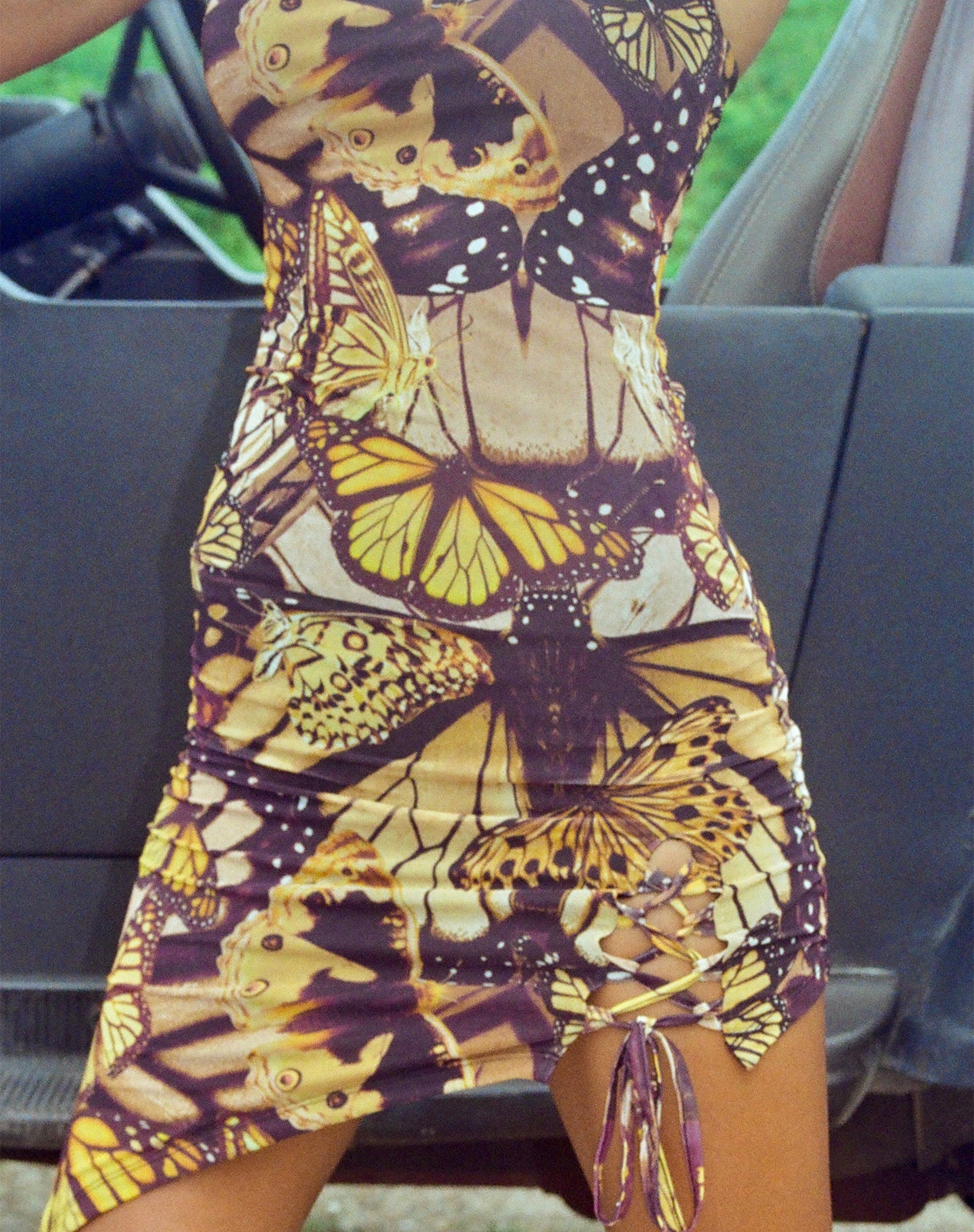 Butterfly Gold Mini Dress | Benita motelrocks-com-us Butterfly Gold Mini Dress | Benita motelrocks-com-us