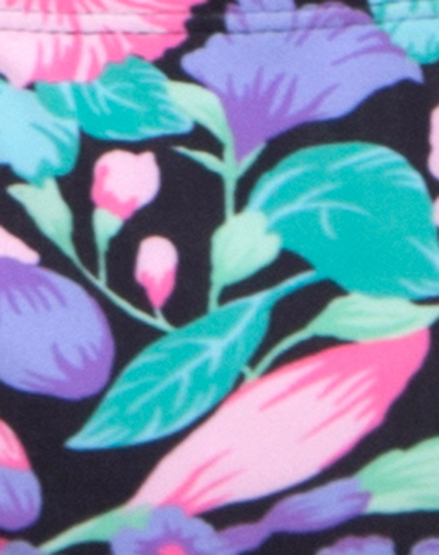 Image of Bev Bikini Top in Illuminated Floral