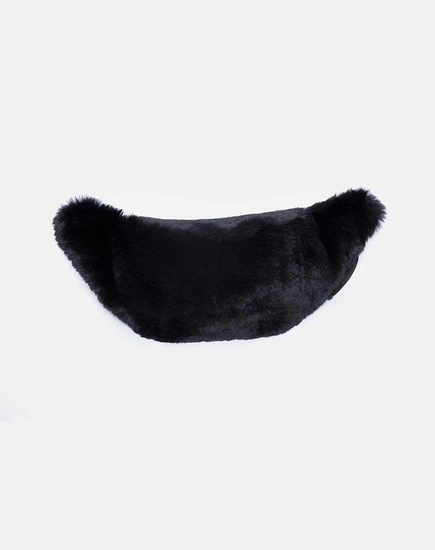 Image of Bumbag in Fur Black