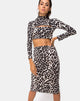 Image of Bobby Midi Skirt in Oversize Jaguar