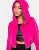 Image of Bomb Hoody in Fur Zip Magenta