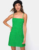 Image of Boyasly Slip Dress in Mini Diana Dot Green