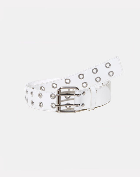 小物 rurumu.double buckle belt White 小物 rurumu.double buckle belt White Western Belt Double