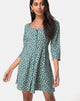 Image of Camdy Dress in Floral Bloom Green