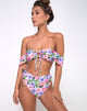 Image of Carmella Bikini Top in Spring Fling