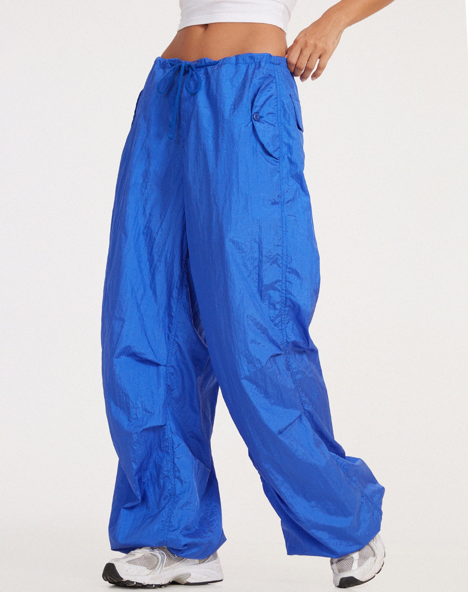 Chute Trouser in Parachute Cobalt Blue