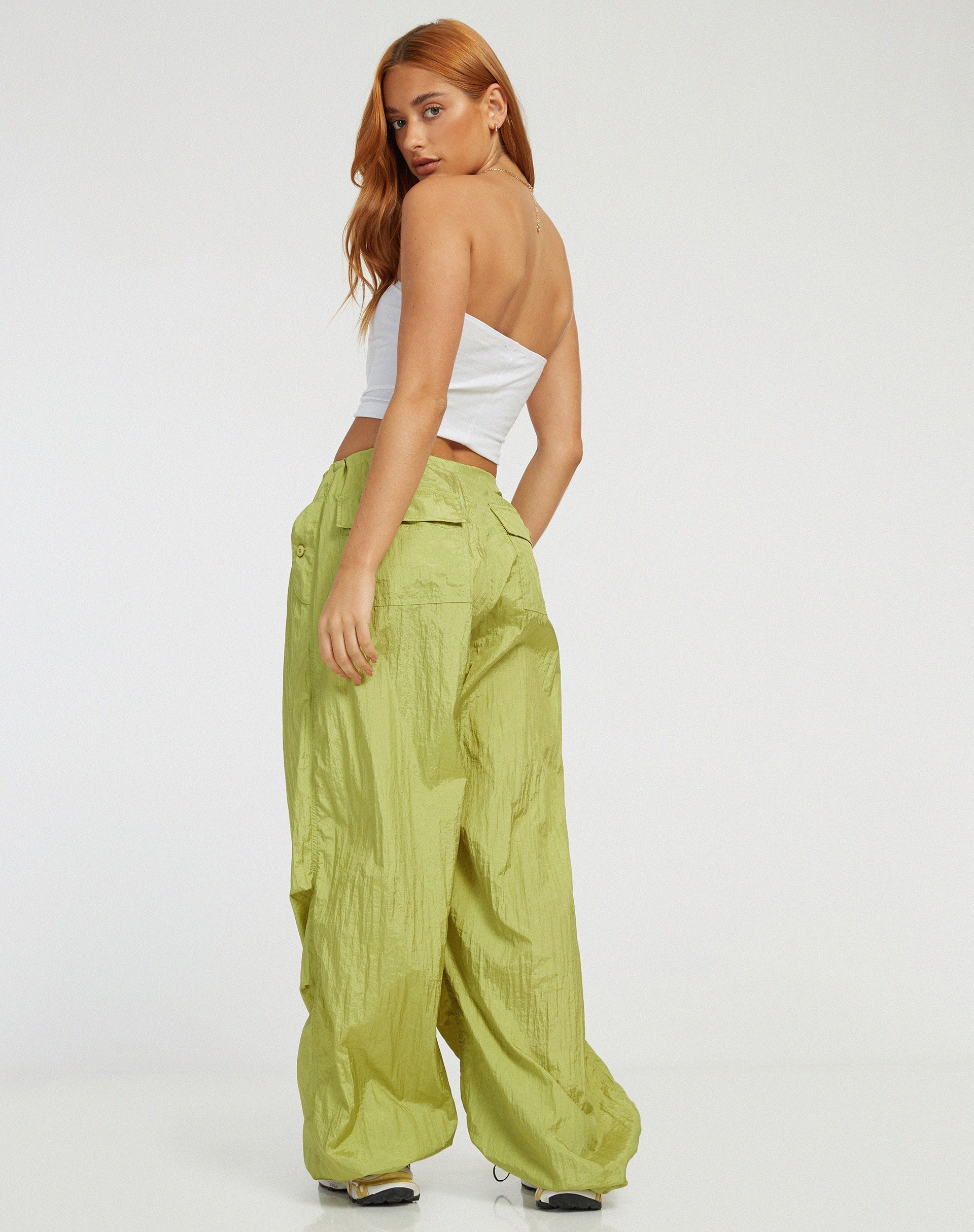 image of Chute Trouser in Pear Green