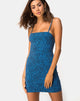 Image of Cinelle Dress in Wild Cat Blue