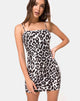 Image of Cinelle Bodycon Dress in Oversize Jaguar