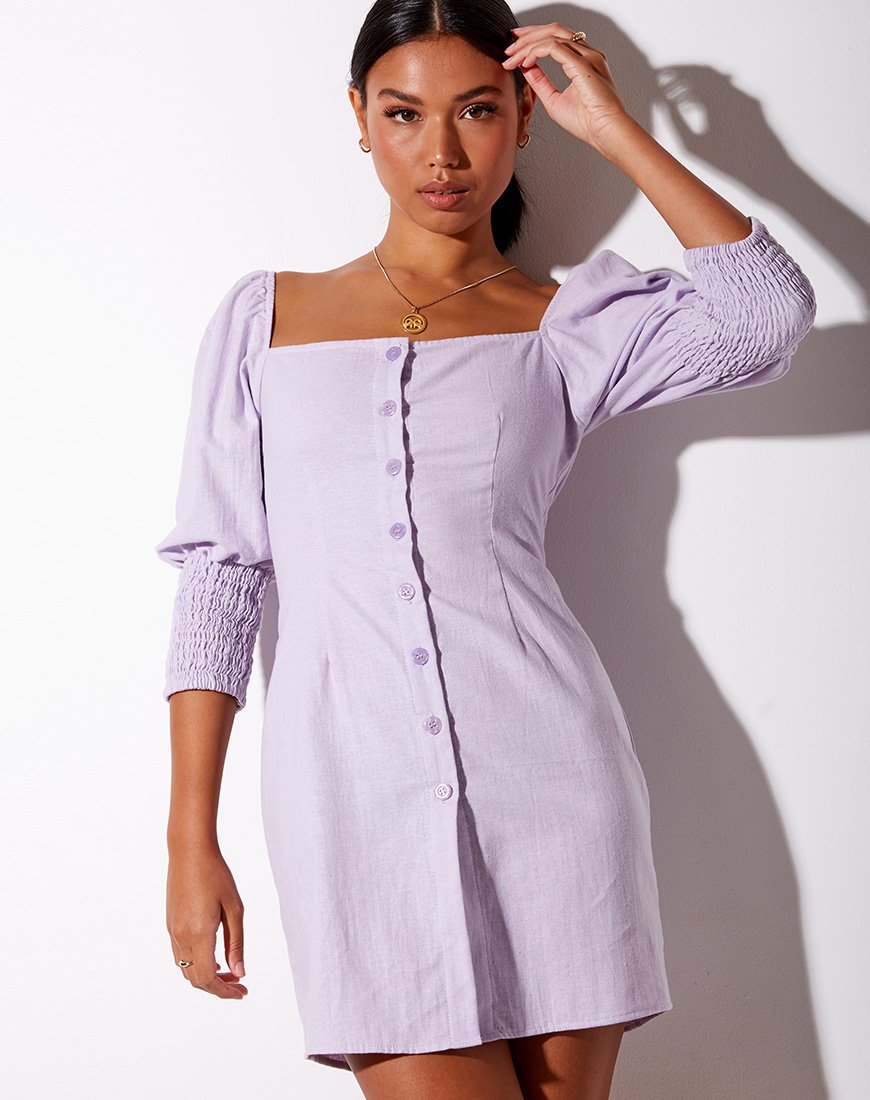Image of Clea Dress in Violet