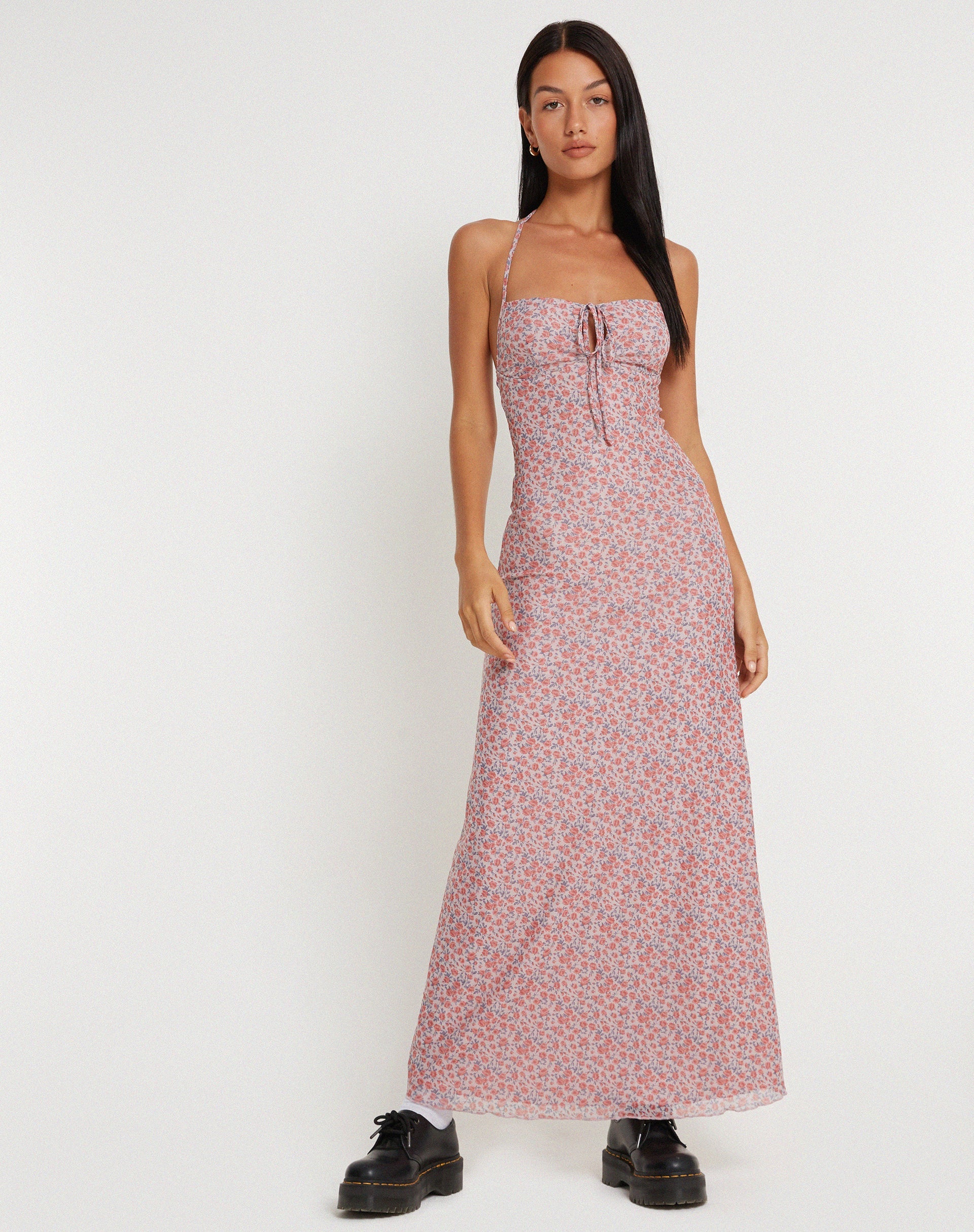 Spring Rose Dusty Pink Printed Maxi Dress | Clovita motelrocks-com-us Spring Rose Dusty Pink Printed Maxi Dress | Clovita motelrocks-com-us