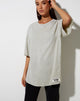 Image of Cocoon Tee in Ecru Angelo Label Embro