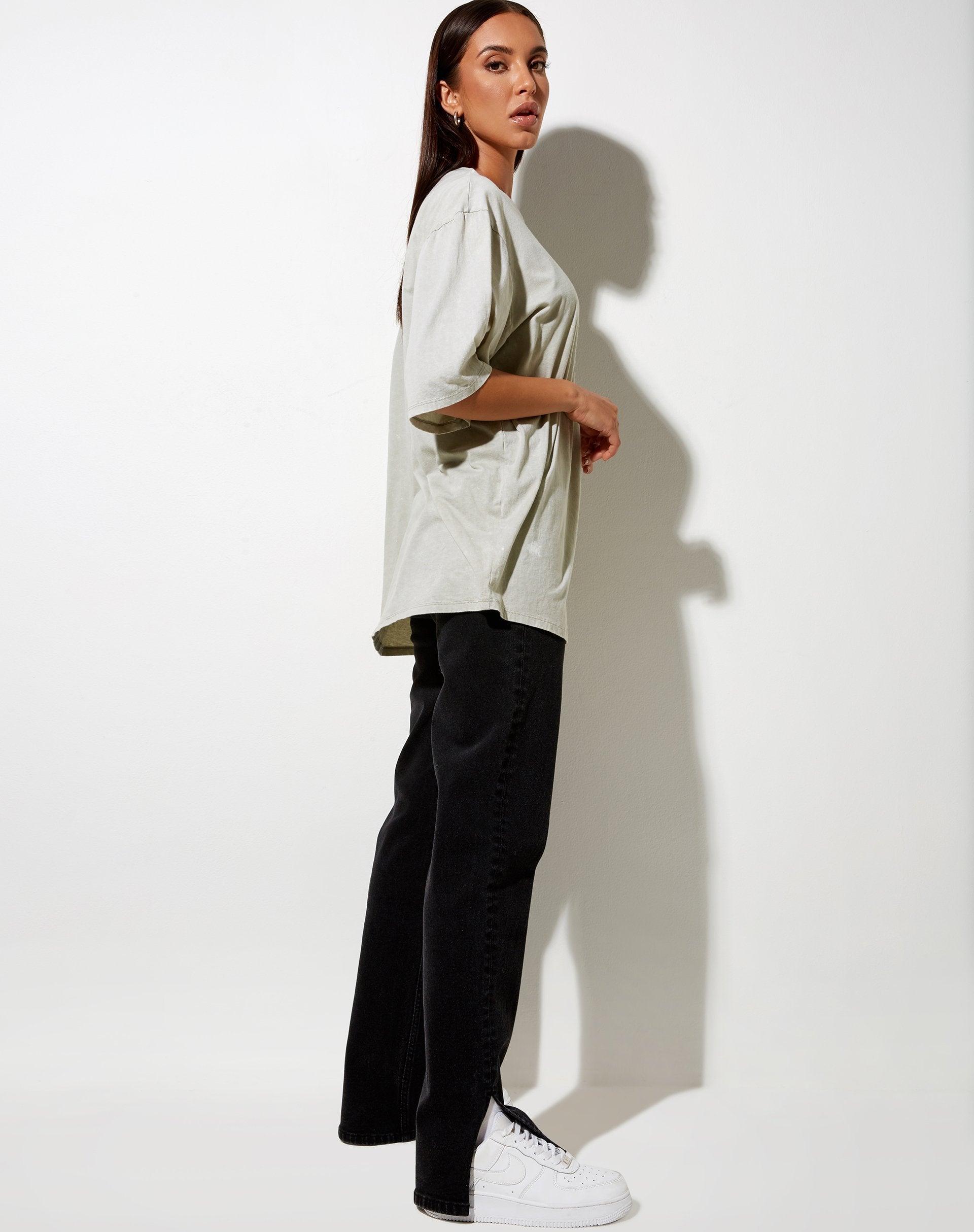 Image of Cocoon Tee in Ecru Angelo Label Embro