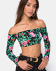 Image of Coga Crop Top in Flower Fling