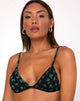 Image of Colesto Bralet in Hidden Charm Black and Peppermint