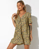 image of Crosena Dress in Spring Ditsy Yellowa