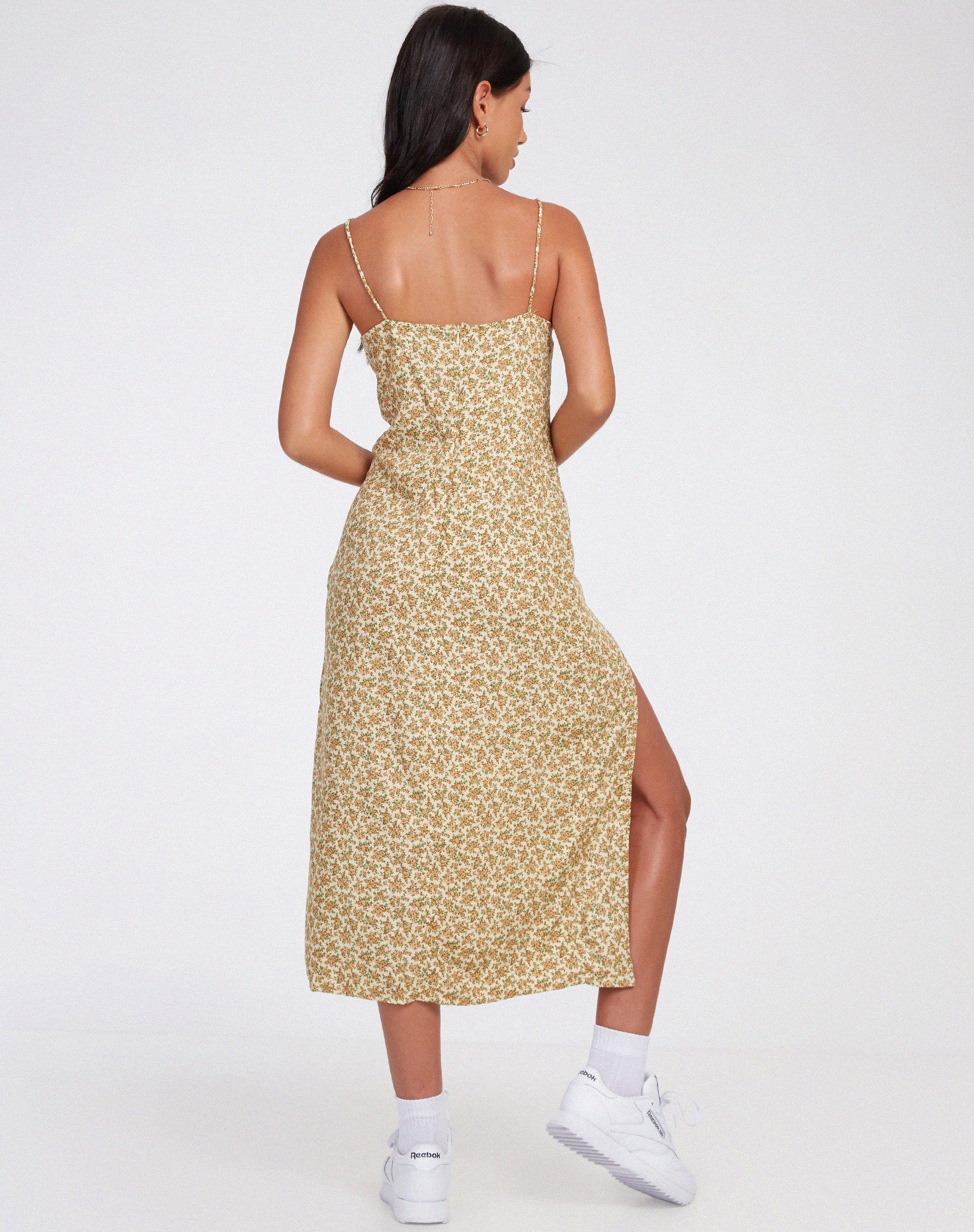 image of Cypress Midi Dress in Washed Ditsy