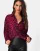 Image of Disam Shirt in Oversize Jaguar Red