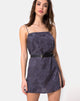 Image of Datista Slip Dress in Satin Rose Grey