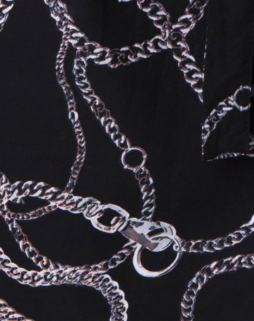 Image of Dise Shirt Dress in Chain