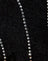  Crepe Black Hotfix Diamante