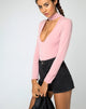 Image of Dorea Choker Bodice in Blush