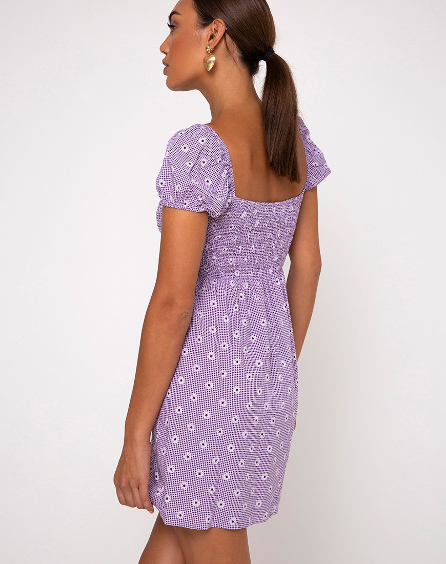 Eldre Dress in Daisy Field Lavender