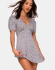 Image of Elfy Dress in Leopard Daze Grey