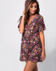 Image of Crosena Swing Dress in Gypsy Rose