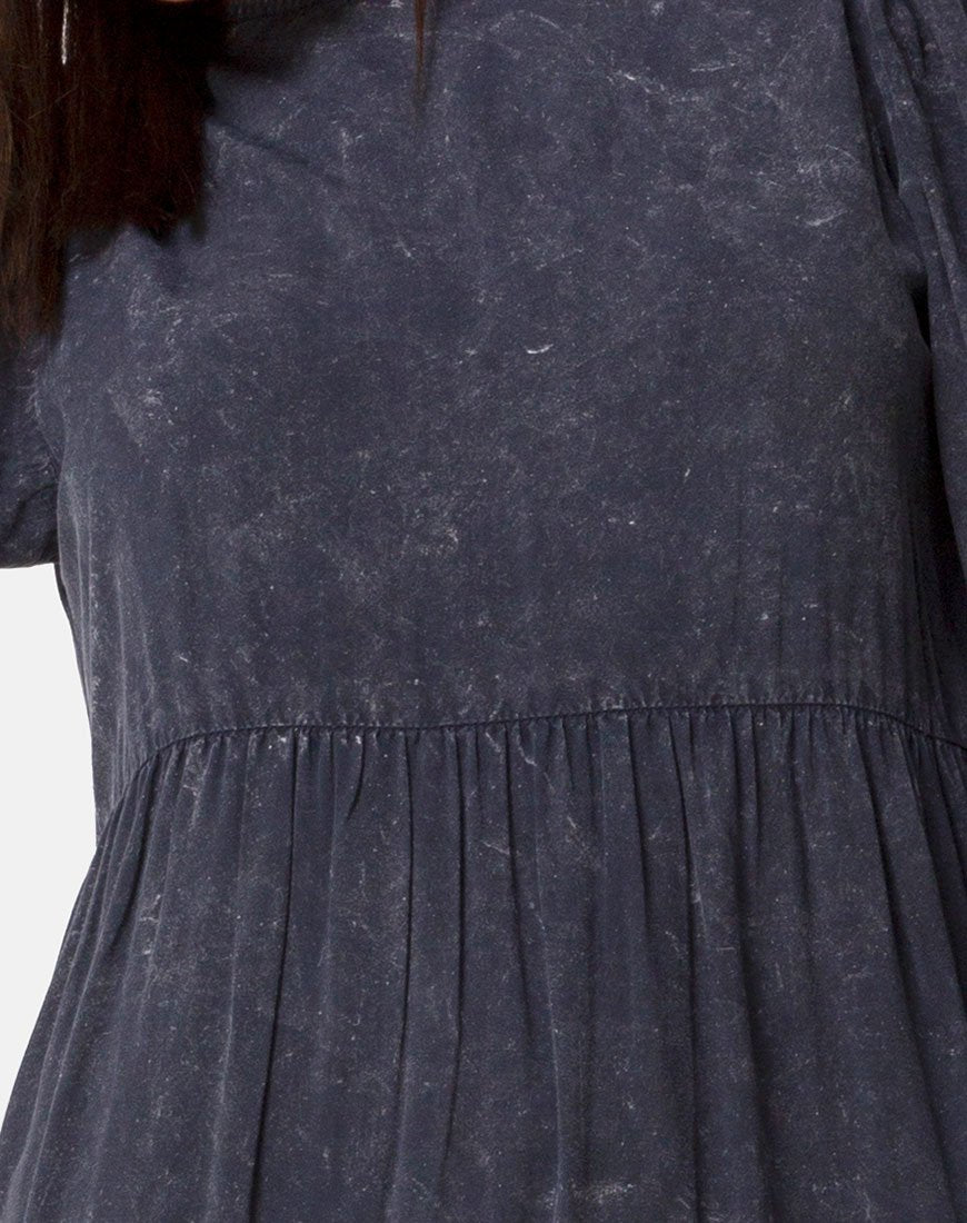 Image of Magnolia Dress in Wash Out Black