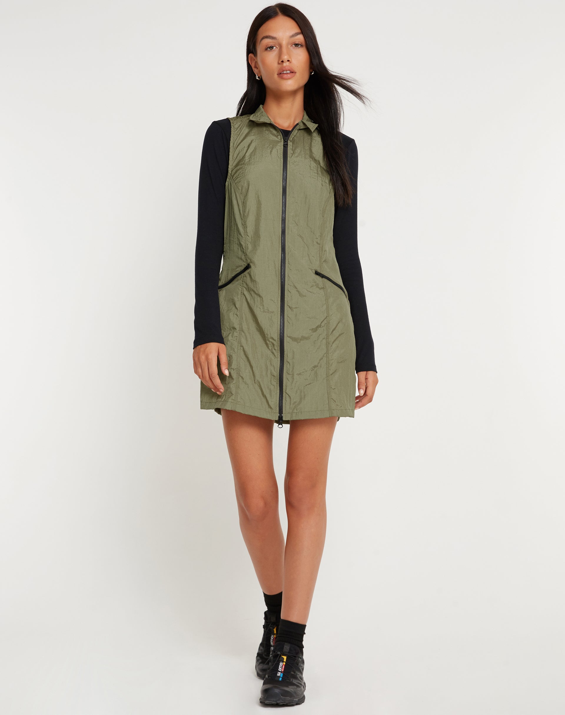 Silver Green Cargo Mini Dress | Elok motelrocks-com-us Silver Green Cargo Mini Dress | Elok motelrocks-com-us